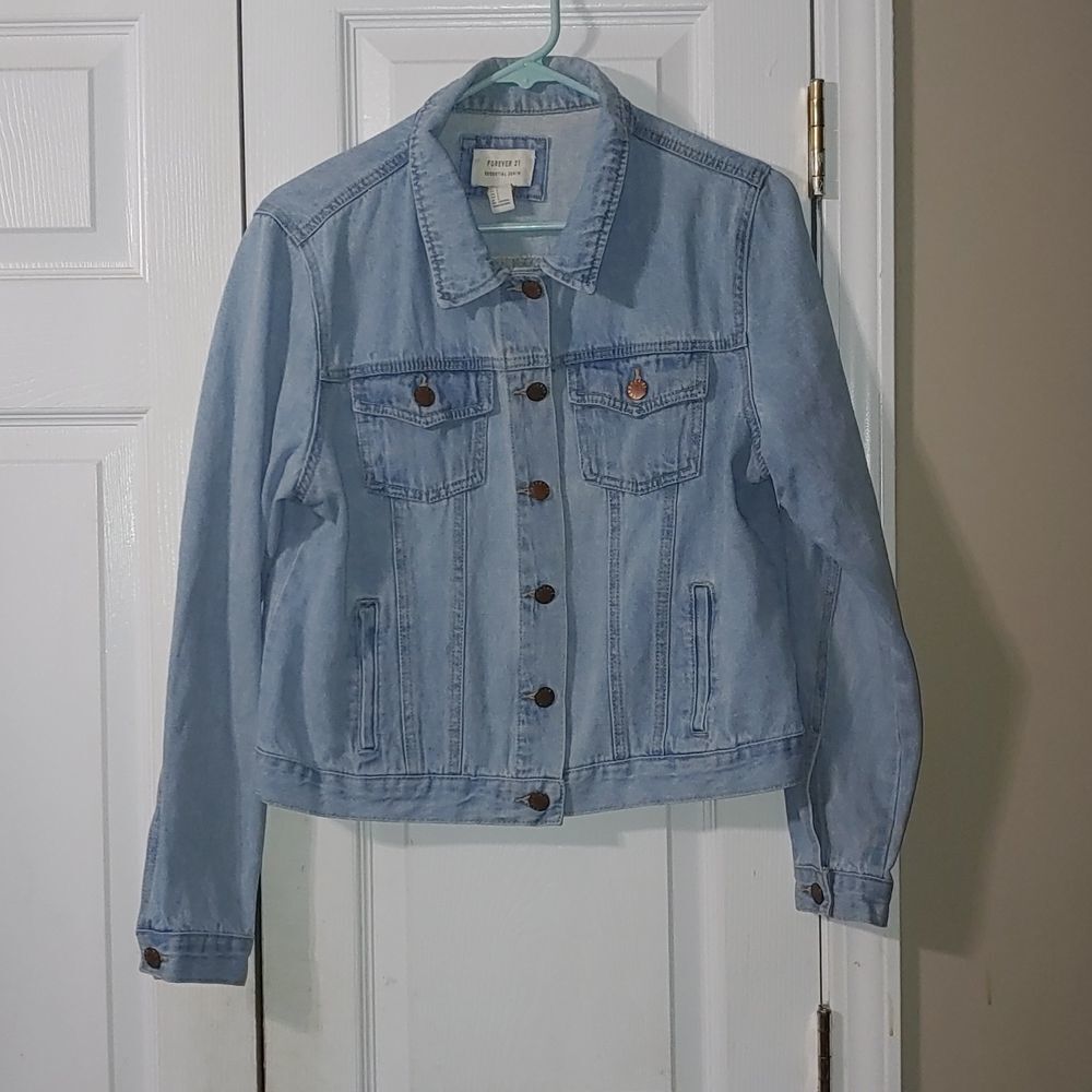 Forever 21 deim jean jacket Sz L